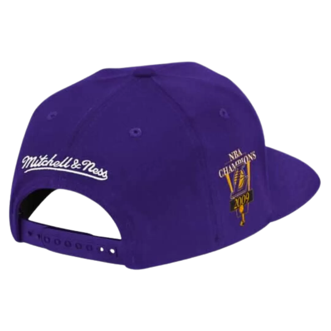 Mitchell & Ness Los Angeles Lakers Mitchell And Ness Champ Year Trophy Snapback Hat 4 Mitchell & Ness Los Angeles Lakers Mitchell And Ness Champ Year Trophy Snapback Hat - Image 2