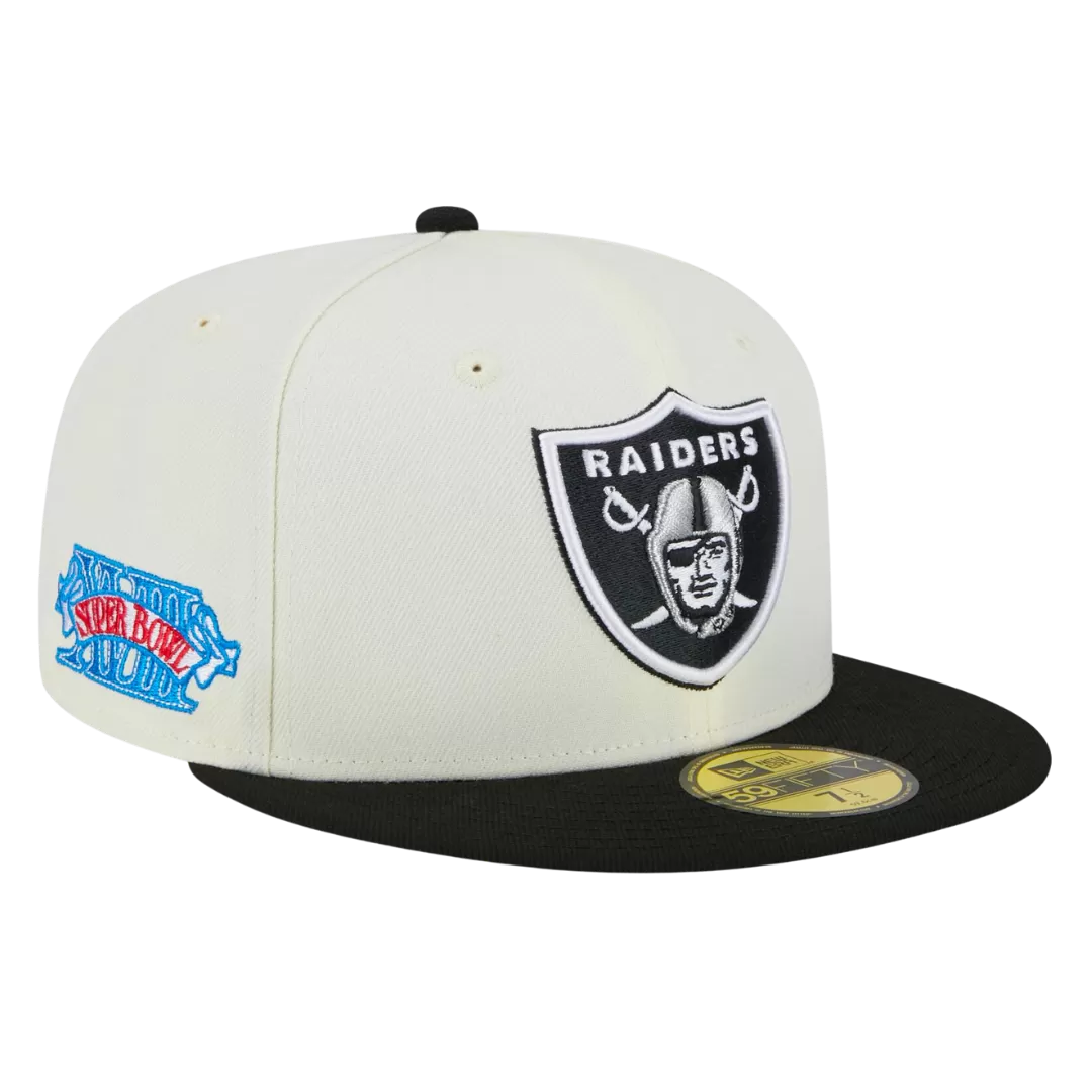 NEW ERA Las Vegas Raiders Retro 59FIFTY Fitted Hat 3 NEW ERA Las Vegas Raiders Retro 59FIFTY Fitted Hat