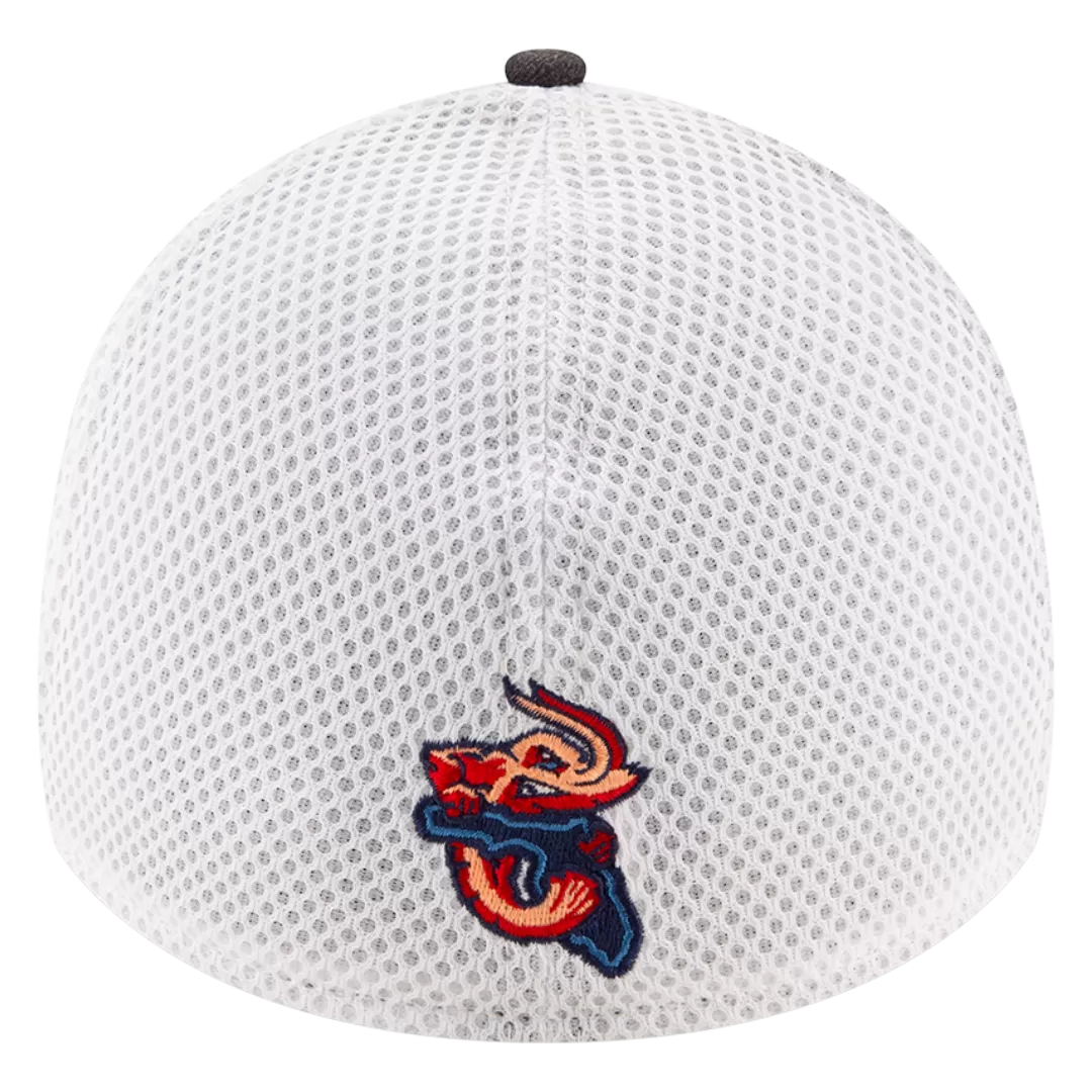 NEW ERA Jacksonville Jumbo Shrimp Heather Front Neo 39THIRTY Flex Hat 6 NEW ERA Jacksonville Jumbo Shrimp Heather Front Neo 39THIRTY Flex Hat - Image 4
