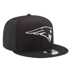 NEW ERA New England Patriots Black And White 9FIFTY Snapback Hat