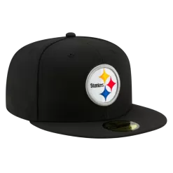 NEW ERA Pittsburgh Steelers Black 59FIFTY Fitted Hat
