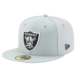 NEW ERA Las Vegas Raiders Snow Grey 59FIFTY Fitted Hat -Fashion Hat Shop 1080ProductPhotos 75 2439c07d c47f 45af abb2 b715dabd4e17