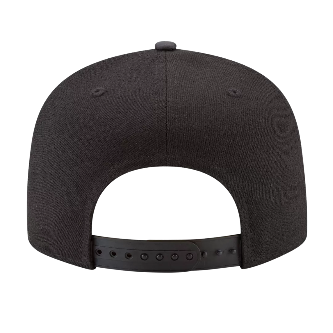 NEW ERA New England Patriots Black And White 9FIFTY Snapback Hat 5 NEW ERA New England Patriots Black And White 9FIFTY Snapback Hat - Image 3