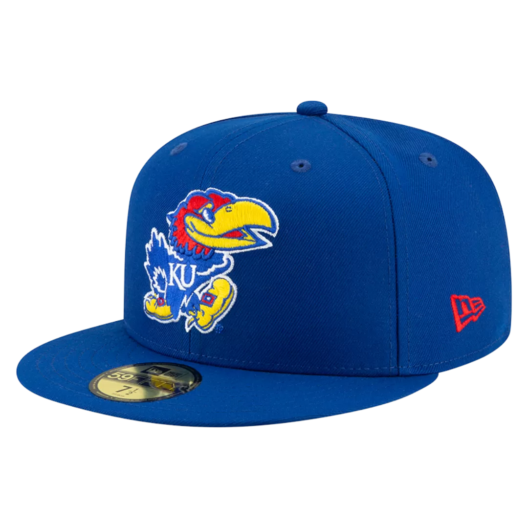 NEW ERA Kansas Jayhawks 59FIFTY Fitted Hat 4 NEW ERA Kansas Jayhawks 59FIFTY Fitted Hat - Image 2