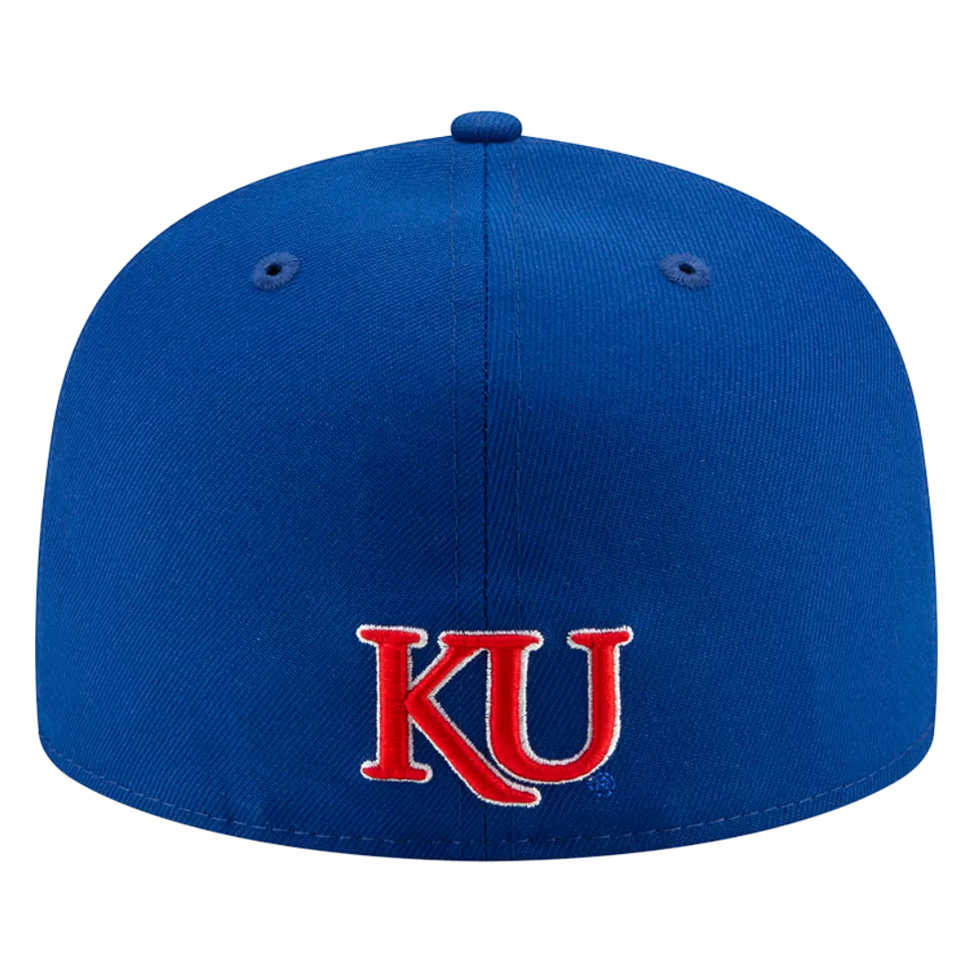 NEW ERA Kansas Jayhawks 59FIFTY Fitted Hat 5 NEW ERA Kansas Jayhawks 59FIFTY Fitted Hat - Image 3
