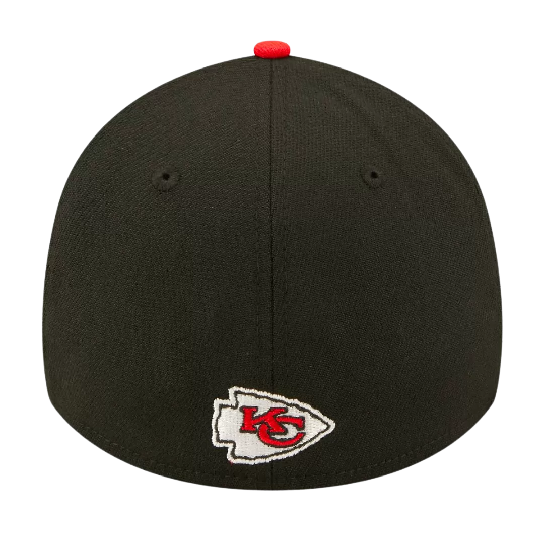 NEW ERA Kansas City Chiefs Black/Red 2022 Sideline 39THIRTY Flex Hat 5 NEW ERA Kansas City Chiefs Black/Red 2022 Sideline 39THIRTY Flex Hat - Image 3