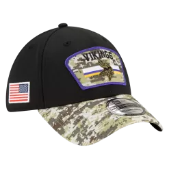 NEW ERA Minnesota Vikings 2021 Salute To Service 39THIRTY Flex Hat
