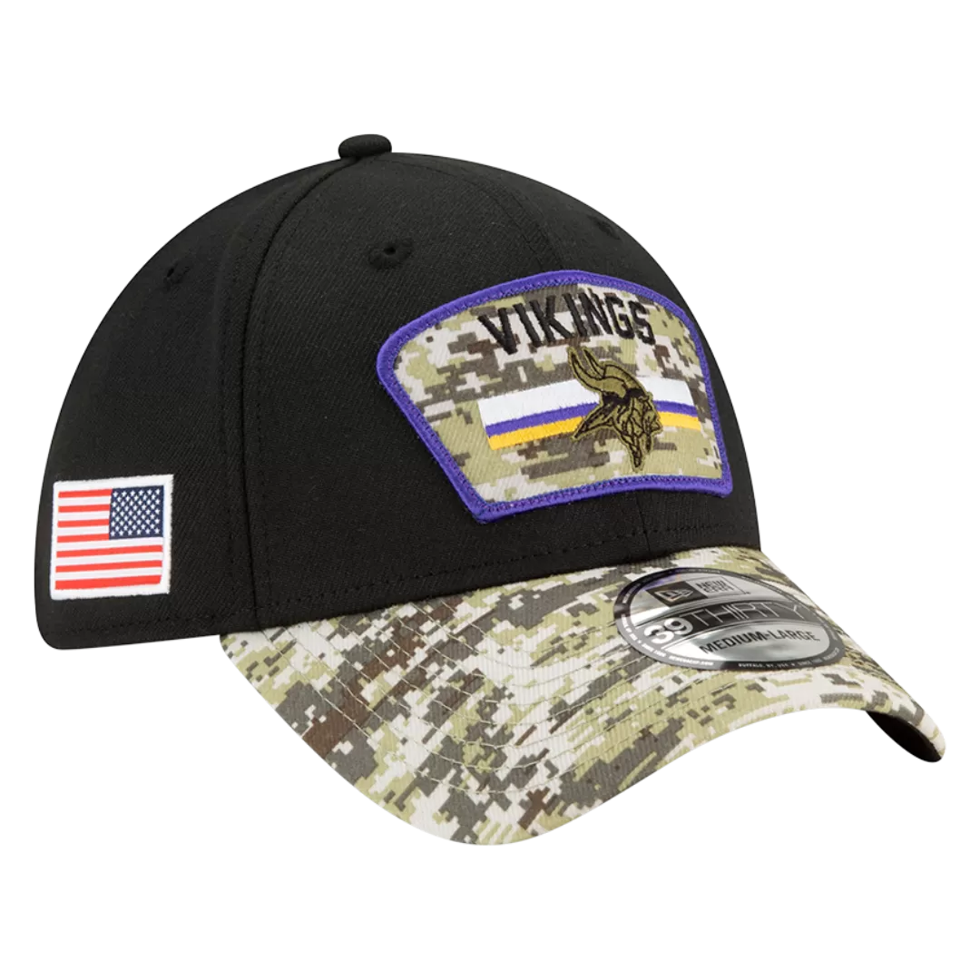 NEW ERA Minnesota Vikings 2021 Salute To Service 39THIRTY Flex Hat 3 NEW ERA Minnesota Vikings 2021 Salute To Service 39THIRTY Flex Hat