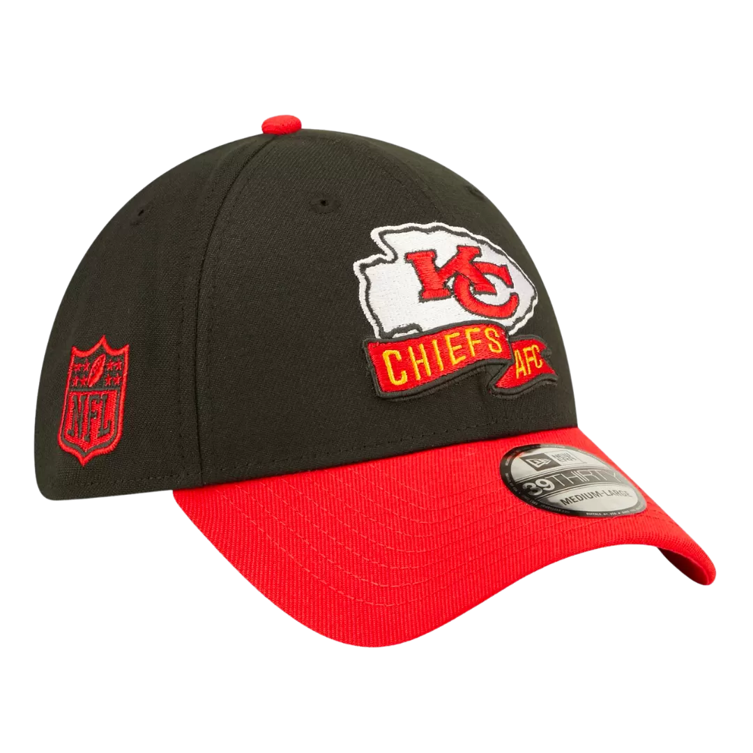 NEW ERA Kansas City Chiefs Black/Red 2022 Sideline 39THIRTY Flex Hat 3 NEW ERA Kansas City Chiefs Black/Red 2022 Sideline 39THIRTY Flex Hat