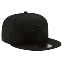 NEW ERA Denver Broncos Black On Black 9FIFTY Snapback Hat