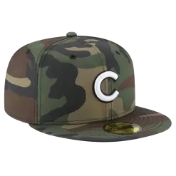 NEW ERA Chicago Cubs Woodland Camo 59FIFTY Fitted Hat