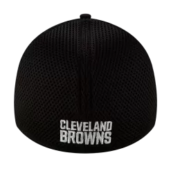 NEW ERA Cleveland Browns Black & White Neo 39THIRTY Flex Hat -Fashion Hat Shop 122936453