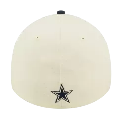 Dallas Cowboys Cream/Navy 2022 Sideline 39THIRTY Flex Hat -Fashion Hat Shop 2203103233