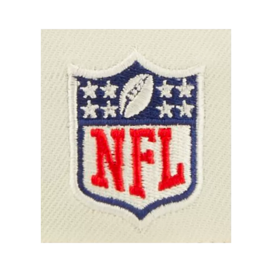 NEW ERA Denver Broncos Cream/Orange 2022 Sideline 39THIRTY Flex Hat 6 NEW ERA Denver Broncos Cream/Orange 2022 Sideline 39THIRTY Flex Hat - Image 4