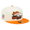 NEW ERA Denver Broncos Cream/Orange 2022 Sideline 59FIFTY Fitted Hat -Fashion Hat Shop 602800561