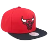 Mitchell & Ness Chicago Bulls Mitchell And Ness Core Two Tone Snapback Hat -Fashion Hat Shop 6HSSJS19078 CBURDBK1
