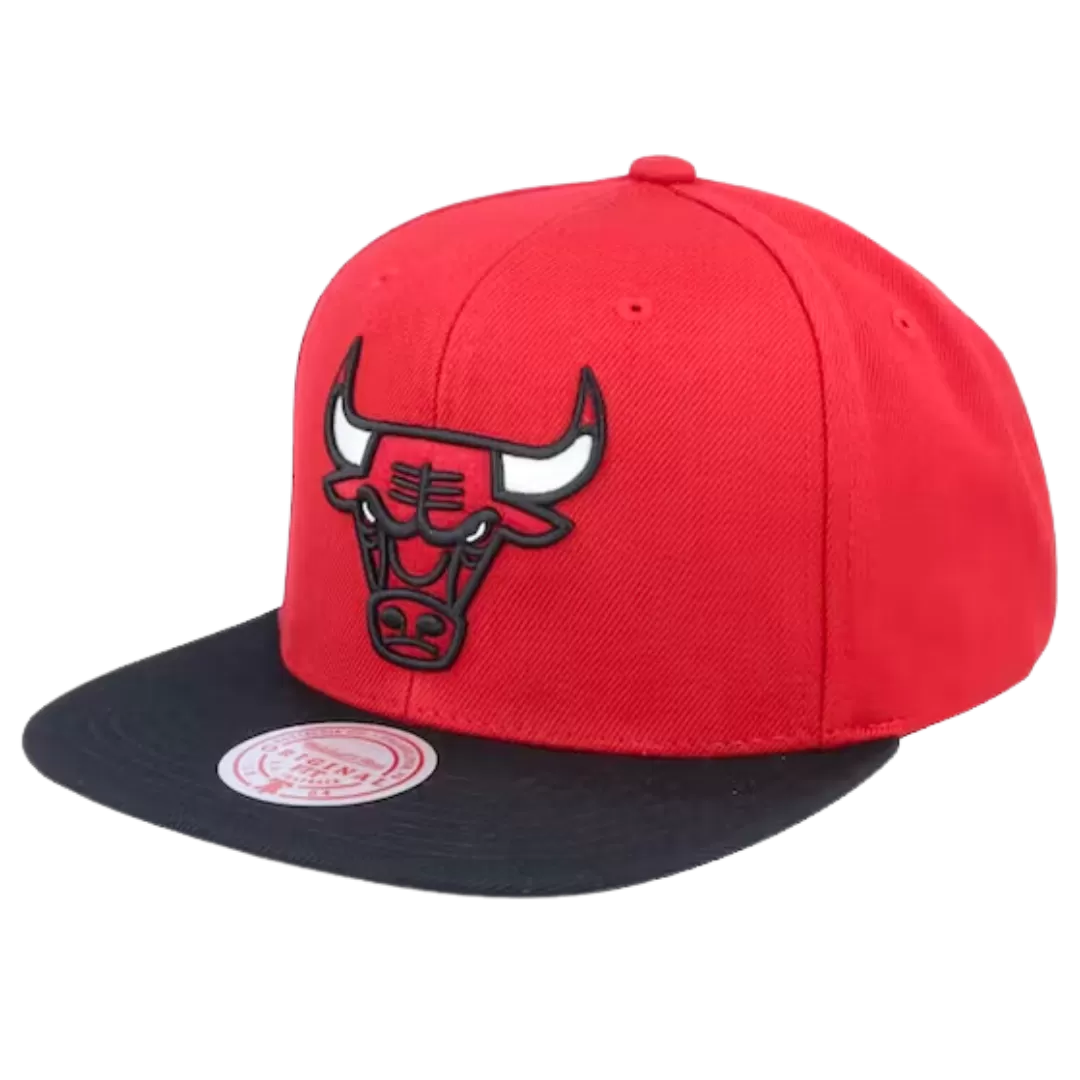 Mitchell & Ness Chicago Bulls Mitchell And Ness Core Two Tone Snapback Hat 4 Mitchell & Ness Chicago Bulls Mitchell And Ness Core Two Tone Snapback Hat - Image 2