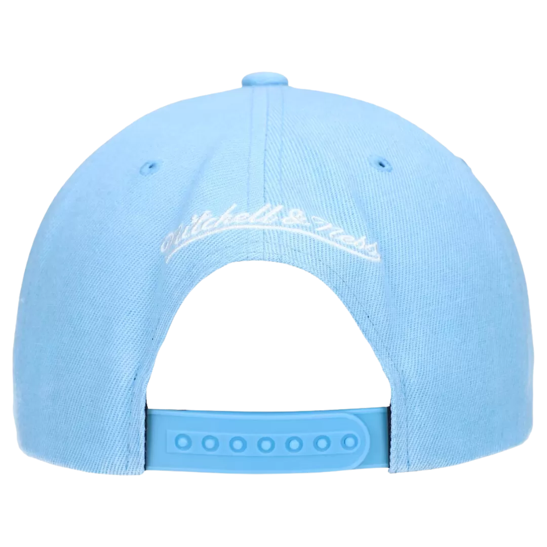 Mitchell & Ness Chicago Bulls Mitchell And Ness Light Blue HWC Core Basic Snapback Hat 5 Mitchell & Ness Chicago Bulls Mitchell And Ness Light Blue HWC Core Basic Snapback Hat - Image 3