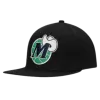 Mitchell & Ness Dallas Mavericks Mitchell And Ness Black Core Basic Snapback Hat -Fashion Hat Shop 6HSSJS19079 DMABLCK1