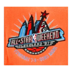 Mitchell & Ness Cleveland Cavaliers Mitchell And Ness 1997 All Star Side Patch Snapback Hat -Fashion Hat Shop 6HSSMM20272 CCAORAN2