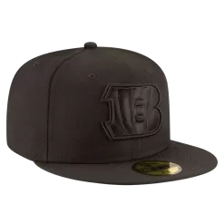 NEW ERA Cincinnati Bengals Black On Black 59FIFTY Fitted Hat