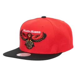 Mitchell & Ness Atlanta Hawks Mitchell And Ness Two Tone Core Basic Snapback Hat