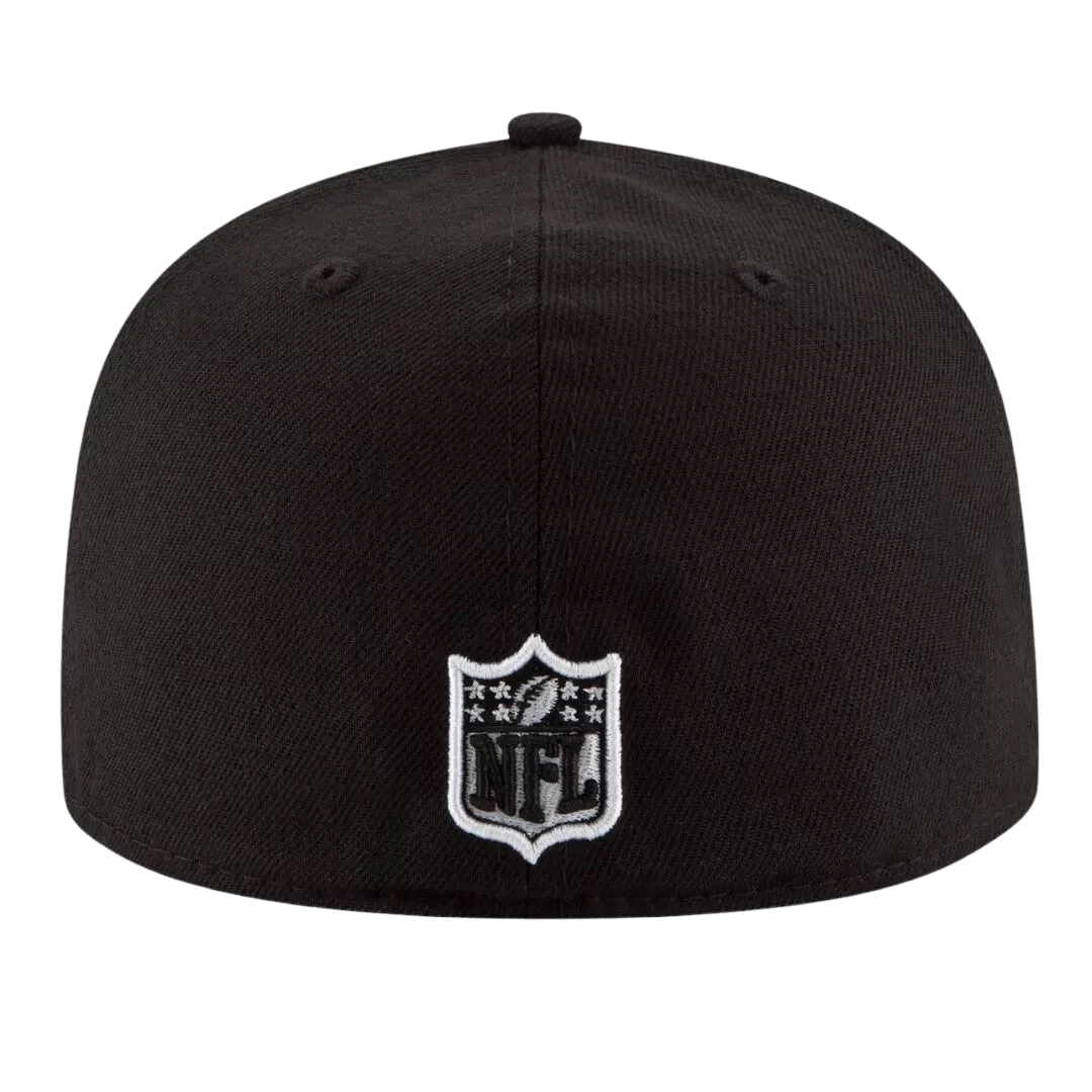 NEW ERA Baltimore Ravens Black And White 59FIFTY Fitted Hat 5 NEW ERA Baltimore Ravens Black And White 59FIFTY Fitted Hat - Image 3