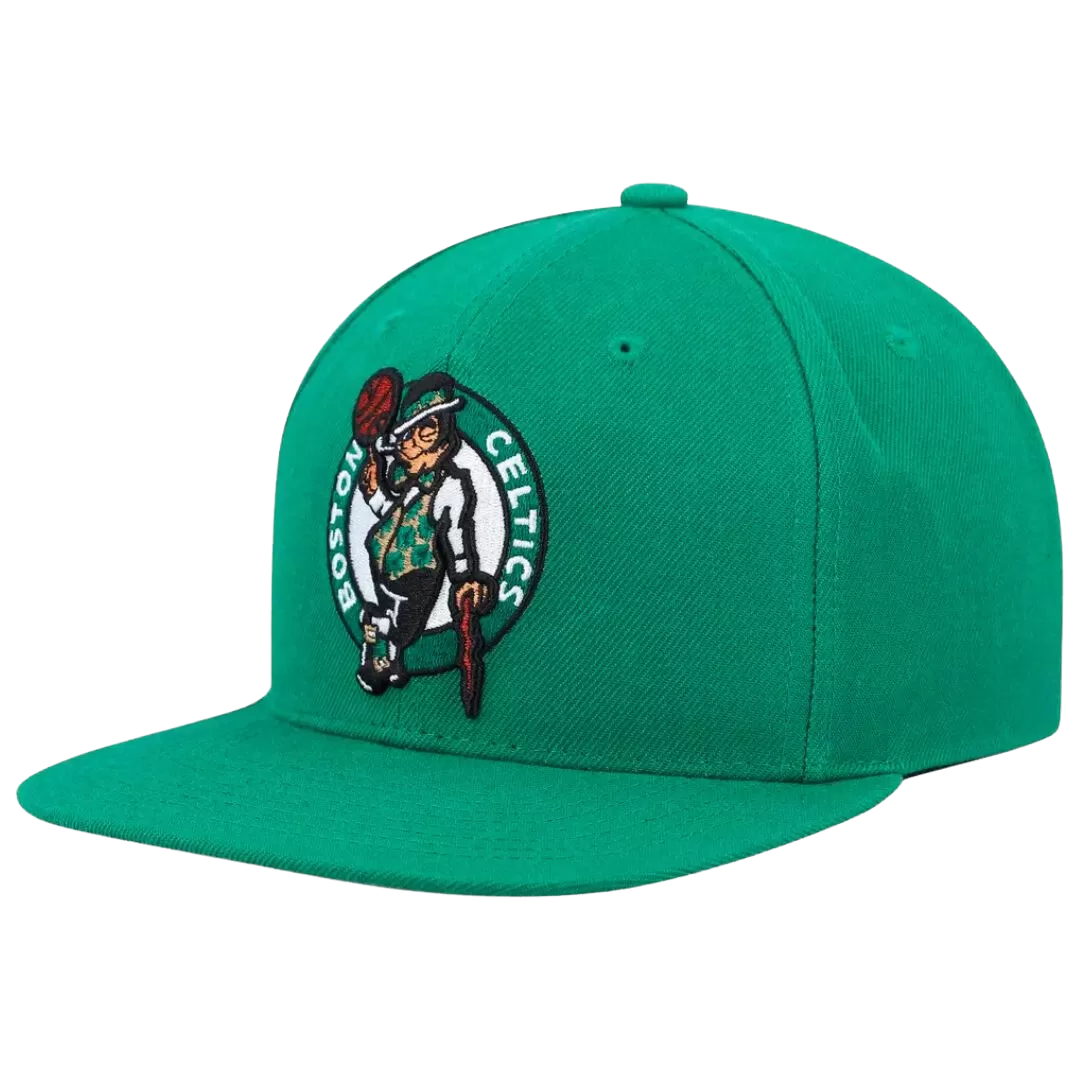 Mitchell & Ness Boston Celtics Mitchell And Ness Core Green Snapback Hat 3 Mitchell & Ness Boston Celtics Mitchell And Ness Core Green Snapback Hat