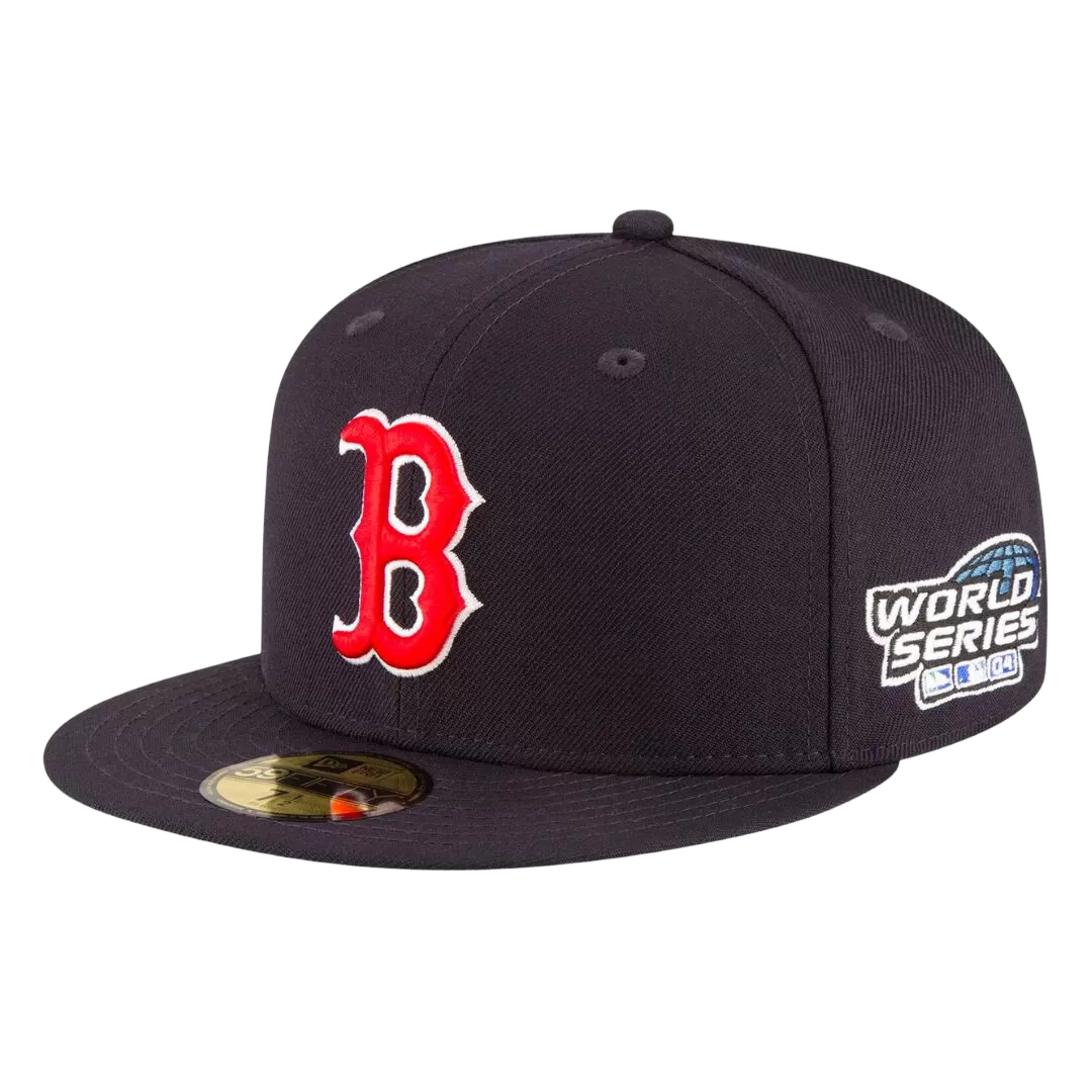 NEW ERA Boston Red Sox 2004 World Series Patch 59FIFTY Fitted Hat 4 NEW ERA Boston Red Sox 2004 World Series Patch 59FIFTY Fitted Hat - Image 2