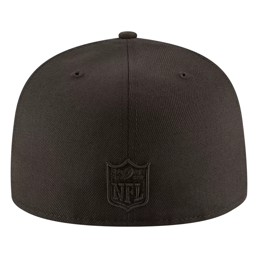 NEW ERA Buffalo Bills Black On Black 59FIFTY Fitted Hat 5 NEW ERA Buffalo Bills Black On Black 59FIFTY Fitted Hat - Image 3