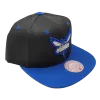Mitchell & Ness Charlotte Hornets Mitchell And Ness Black Royalty Snapback Hat