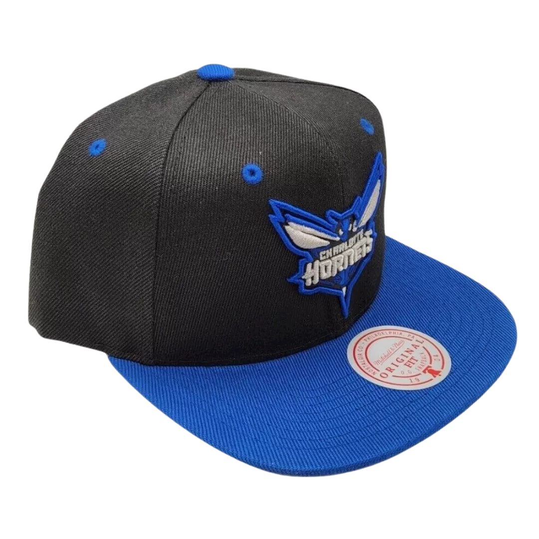 Mitchell & Ness Charlotte Hornets Mitchell And Ness Black Royalty Snapback Hat 3 Mitchell & Ness Charlotte Hornets Mitchell And Ness Black Royalty Snapback Hat