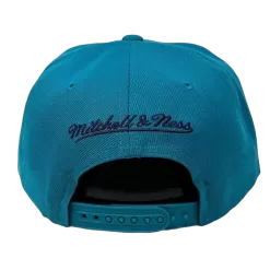 Mitchell & Ness Charlotte Hornets Mitchell And Ness Core Teal Snapback Hat -Fashion Hat Shop CharlotteHornetsMitchellandNessCoreTealSnapbackHat3