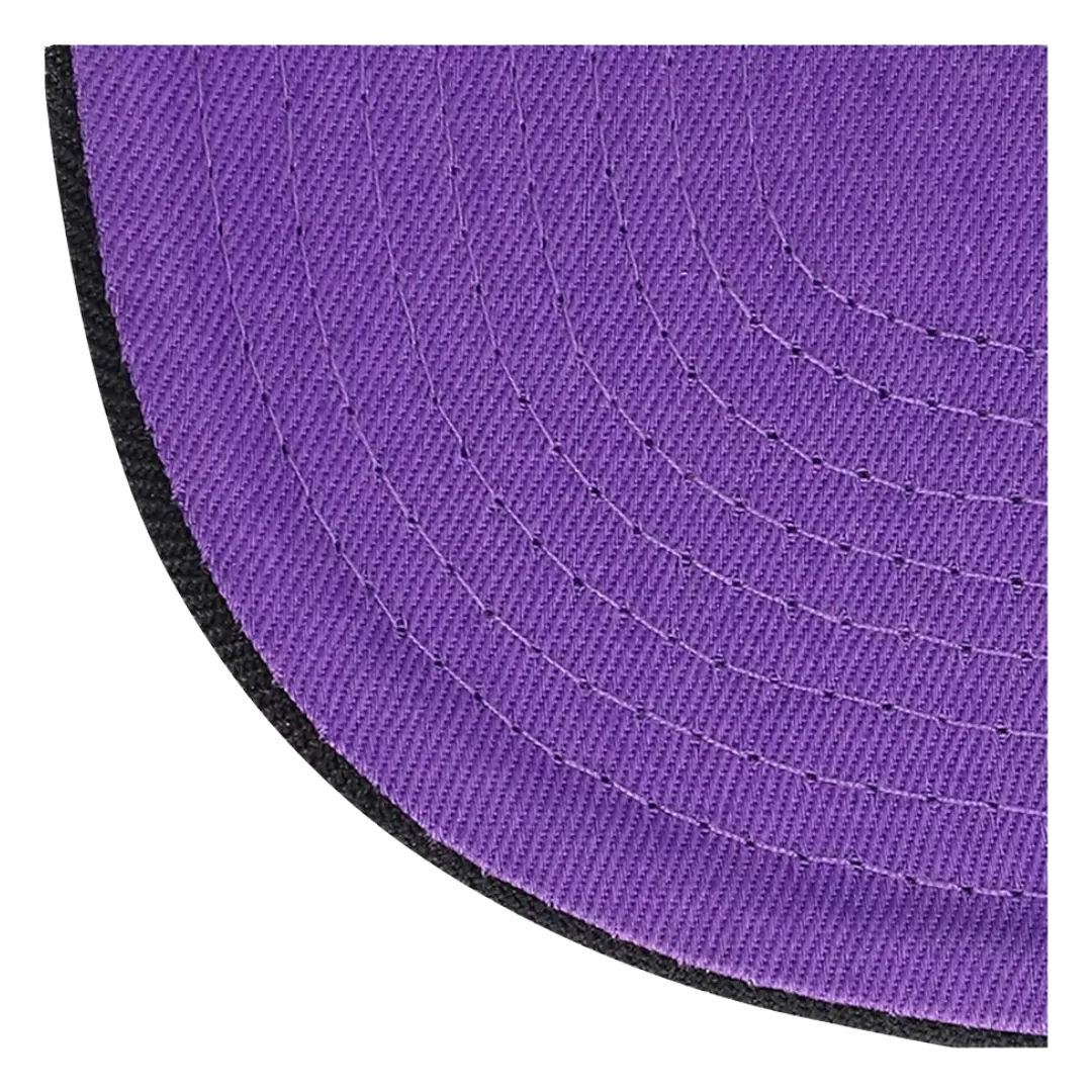 Mitchell & Ness Charlotte Hornets Mitchell And Ness Heather Underpop Snapback Hat 6 Mitchell & Ness Charlotte Hornets Mitchell And Ness Heather Underpop Snapback Hat - Image 4