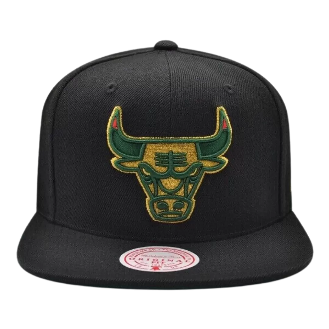 Mitchell & Ness Chicago Bulls Mitchell And Ness BHM Logo Snapback Hat 4 Mitchell & Ness Chicago Bulls Mitchell And Ness BHM Logo Snapback Hat - Image 2