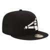NEW ERA Chicago White Sox White And Black 59FIFTY Fitted Hat 2 NEW ERA Chicago White Sox White And Black 59FIFTY Fitted Hat -Fashion Hat Shop ChicagoWhiteSoxWhiteandBlack59FIFTYFittedHat1