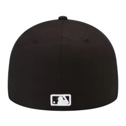 NEW ERA Chicago White Sox White And Black 59FIFTY Fitted Hat -Fashion Hat Shop ChicagoWhiteSoxWhiteandBlack59FIFTYFittedHat4