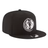 NEW ERA Dallas Mavericks Black And White 9FIFTY Snapback Hat -Fashion Hat Shop DallasMavericksBlackandWhite9FIFTYSnapbackHat1