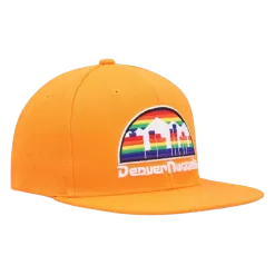Mitchell & Ness Denver Nuggets Mitchell And Ness Orange Core Basic Snapback Hat