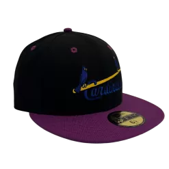 Fan Cave X New Era Exclusive St Louis Cardinals Birds On Bat "Purple Rain" 59FIFTY Fitted Hat