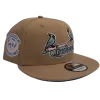Fan Cave X New Era Exclusive St Louis Cardinals Birds On Bat Cotton Khaki 9FIFTY Snapback Hat