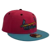 Fan Cave X New Era Exclusive St Louis Cardinals Birds On A Bat "Miami Vice" 59FIFTY Fitted Hat
