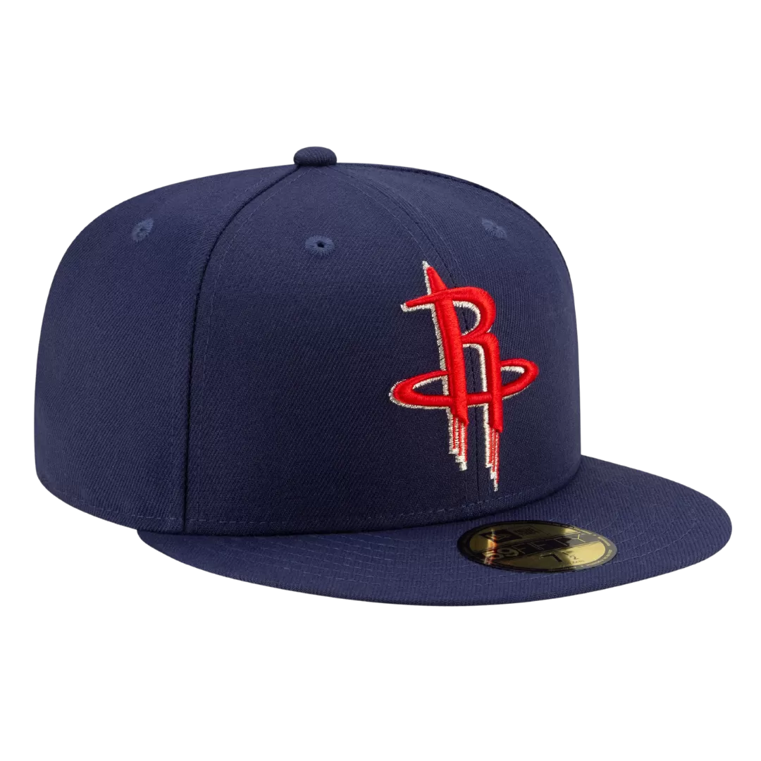 NEW ERA Houston Rockets 1990 Light Navy 59FIFTY Fitted Hat 3 NEW ERA Houston Rockets 1990 Light Navy 59FIFTY Fitted Hat