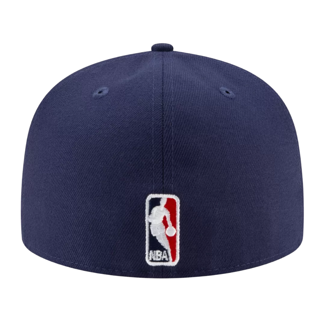 NEW ERA Houston Rockets 1990 Light Navy 59FIFTY Fitted Hat 5 NEW ERA Houston Rockets 1990 Light Navy 59FIFTY Fitted Hat - Image 3