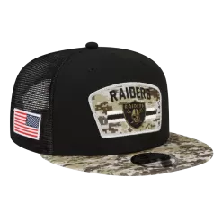 NEW ERA Las Vegas Raiders 2021 Salute To Service 9FIFTY Snapback Hat