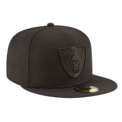 NEW ERA Las Vegas Raiders Black On Black 59FIFTY Fitted Hat