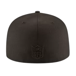 NEW ERA Las Vegas Raiders Black On Black 59FIFTY Fitted Hat -Fashion Hat Shop LasVegasRaidersBlackOnBlack59FIFTYFittedHat3