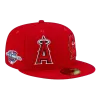 NEW ERA Los Angeles Angels 2002 World Series Side Patch 59FIFTY Fitted Hat -Fashion Hat Shop LosAngelesAngels2002WorldSeriesSidePatch59FIFTYFittedHat1
