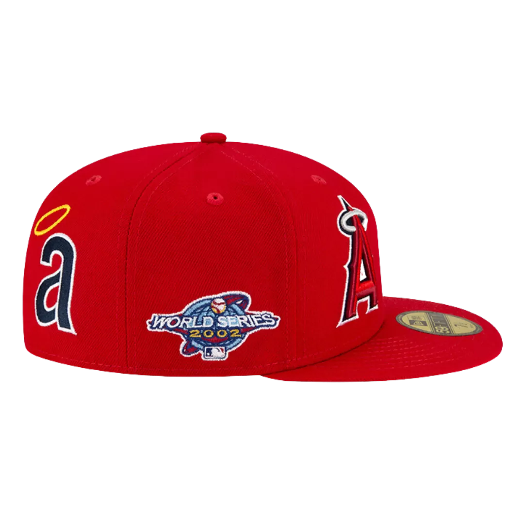 NEW ERA Los Angeles Angels 2002 World Series Side Patch 59FIFTY Fitted Hat 6 NEW ERA Los Angeles Angels 2002 World Series Side Patch 59FIFTY Fitted Hat - Image 4