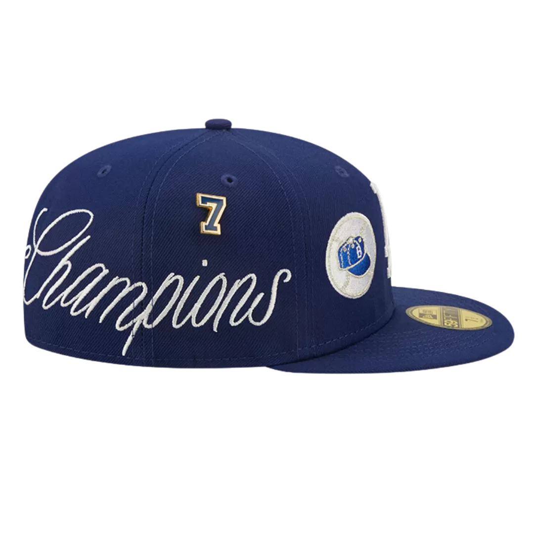 NEW ERA Los Angeles Dodgers Historic World Series Champs 59FIFTY Fitted Hat 7 NEW ERA Los Angeles Dodgers Historic World Series Champs 59FIFTY Fitted Hat - Image 5